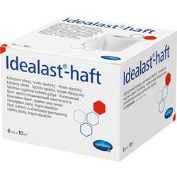 Weiße Verpackung einer elastischen Bandage mit der Aufschrift "Idealast-haft".